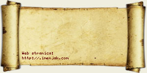 Jelisavka Maksimović vizit kartica